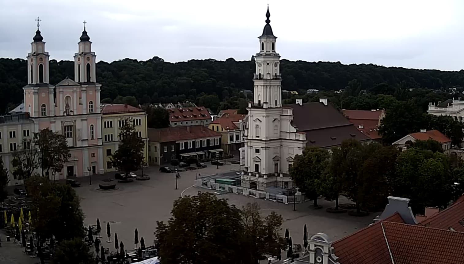 Kauno rotušės aikštė tiesiogiai